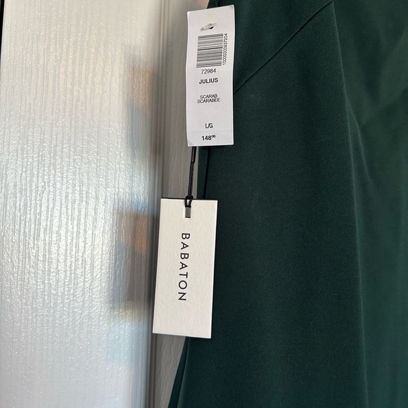 BABATON- Hunter Green contour dress- size L- NWT - Picture 3 of 3